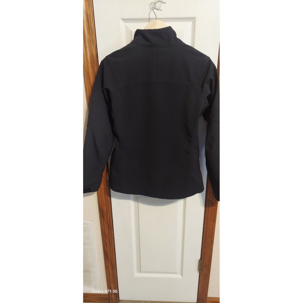 Patagonia Fleece Jacket Womens Small Black Full Zip Hike Workbox Company - Picture 7 of 7